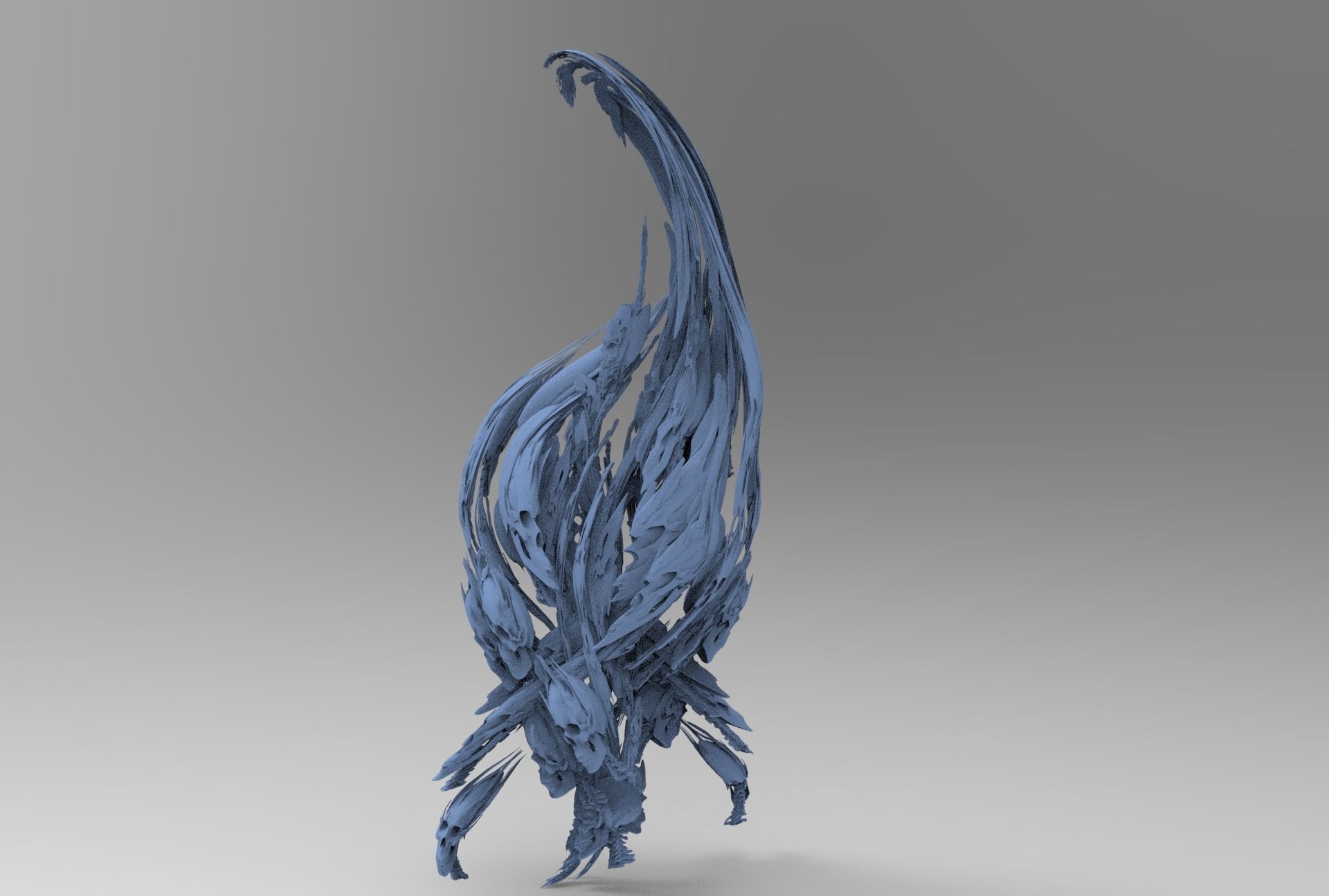 Dantes Purgatory ivy swarms 3D model_3