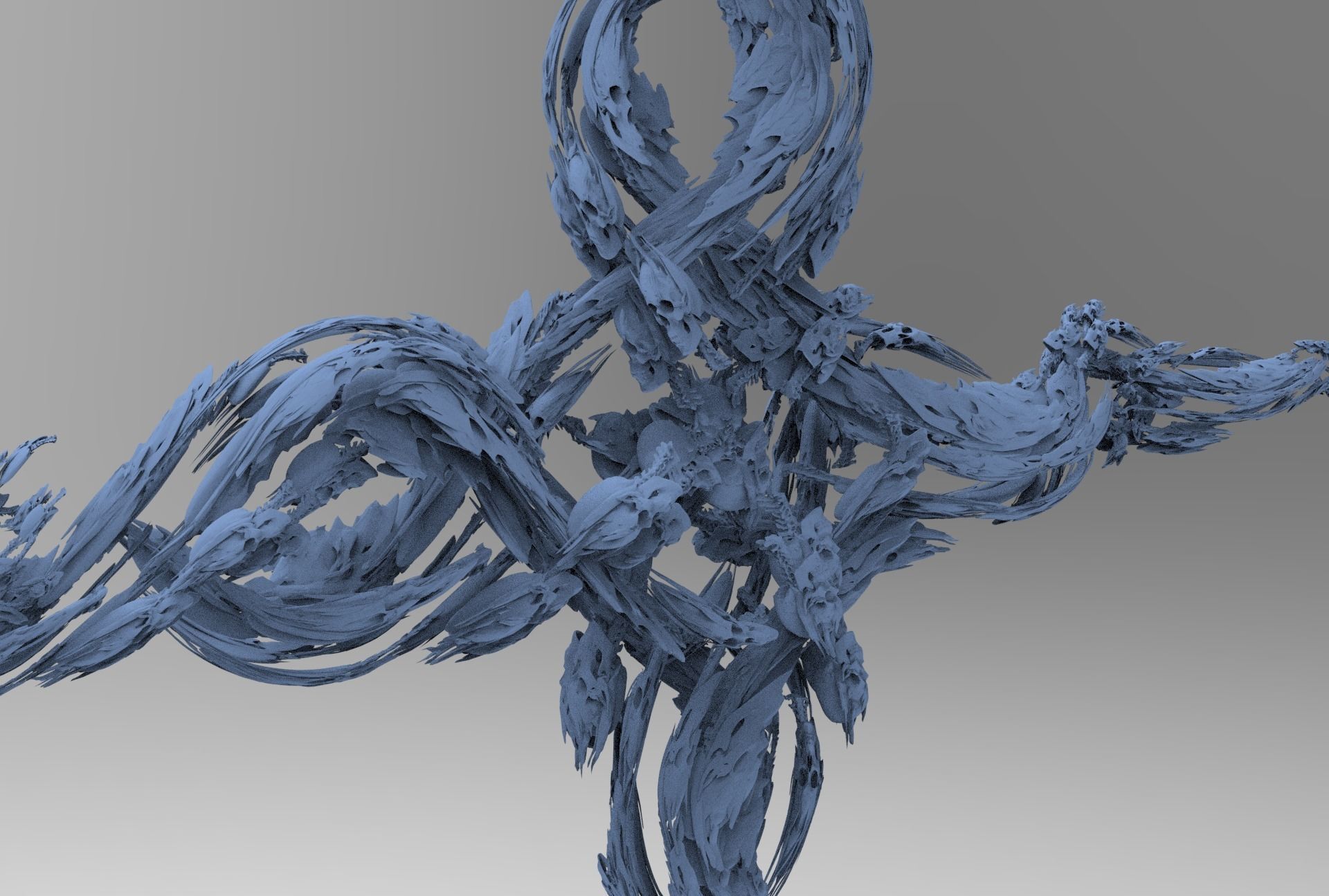 Dantes Purgatory ivy swarms 3D model_4