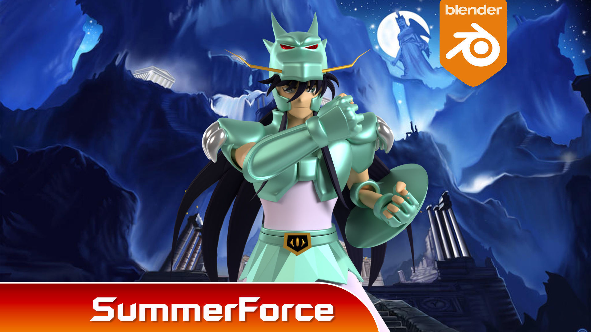 Dragon Shiryu - Saint Seiya 3D model_1