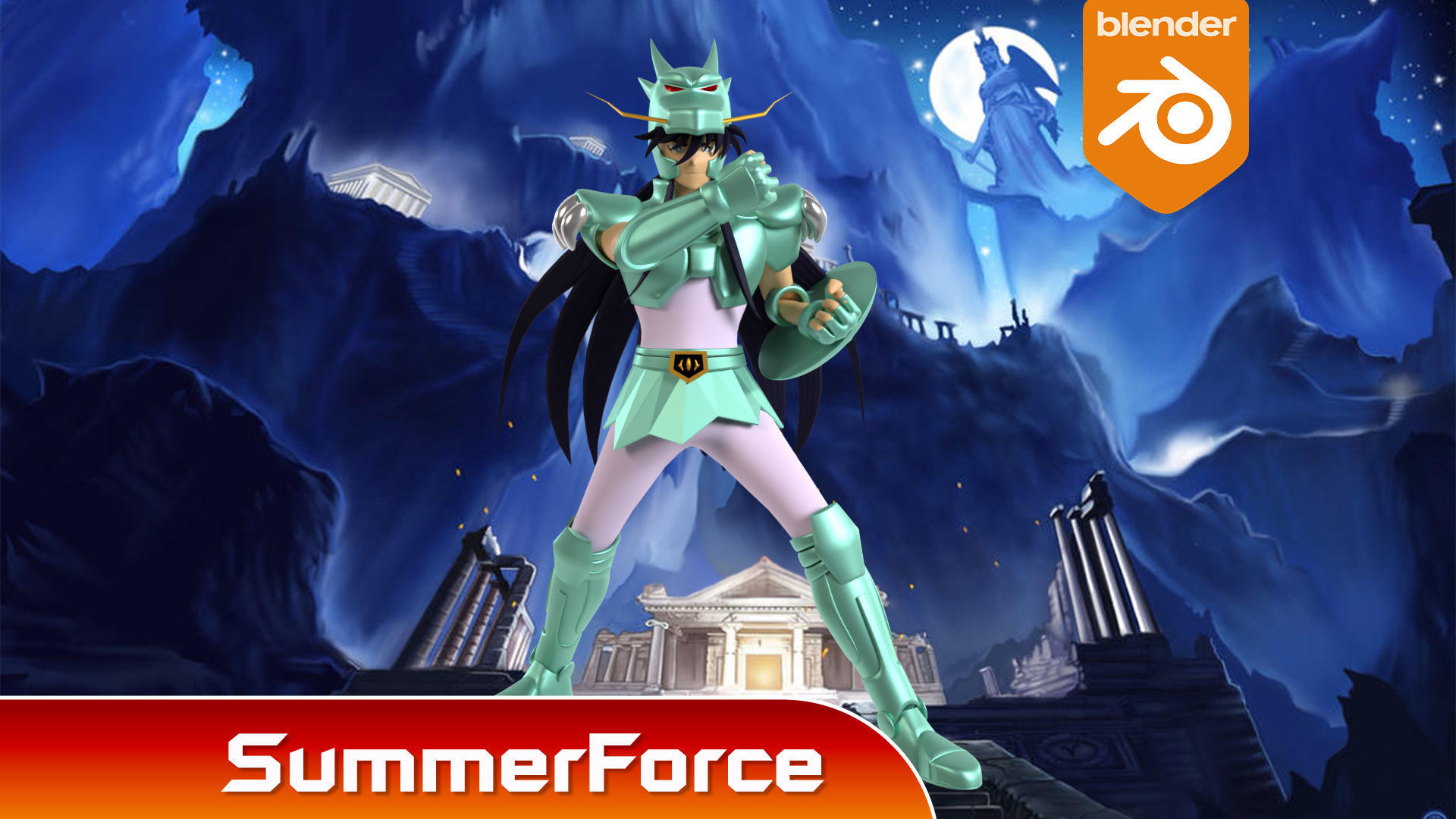 Dragon Shiryu - Saint Seiya 3D model_2