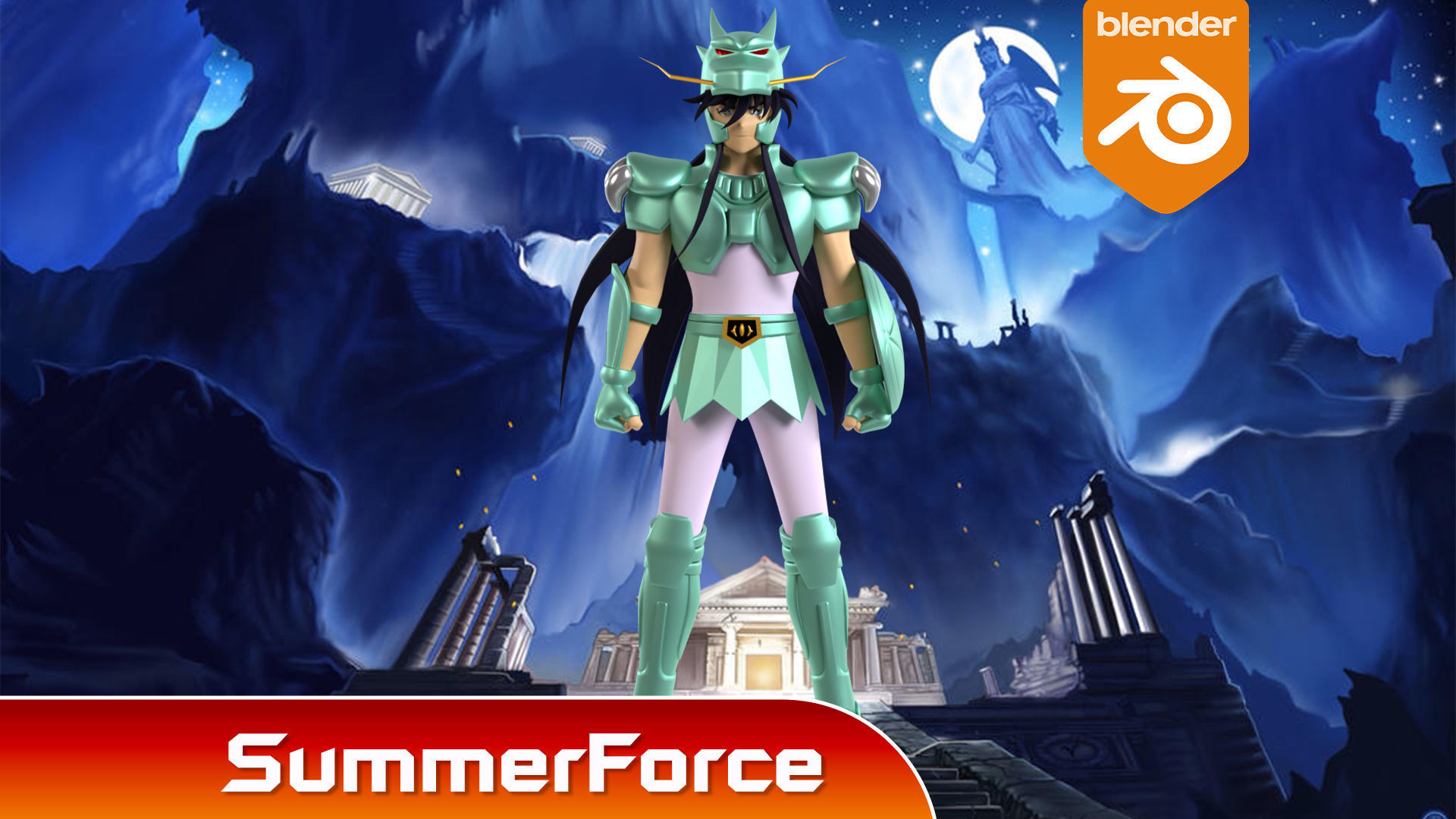 Dragon Shiryu - Saint Seiya 3D model_3