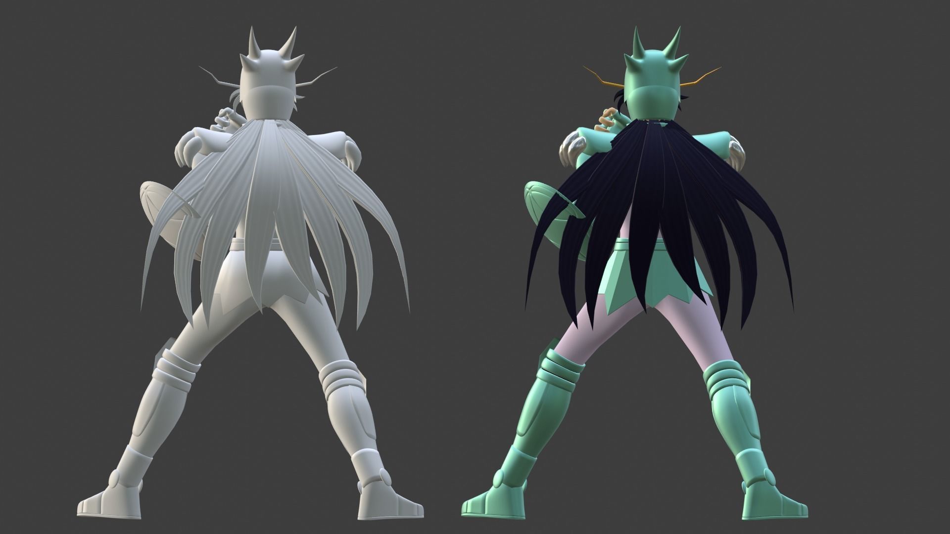Dragon Shiryu - Saint Seiya 3D model_20