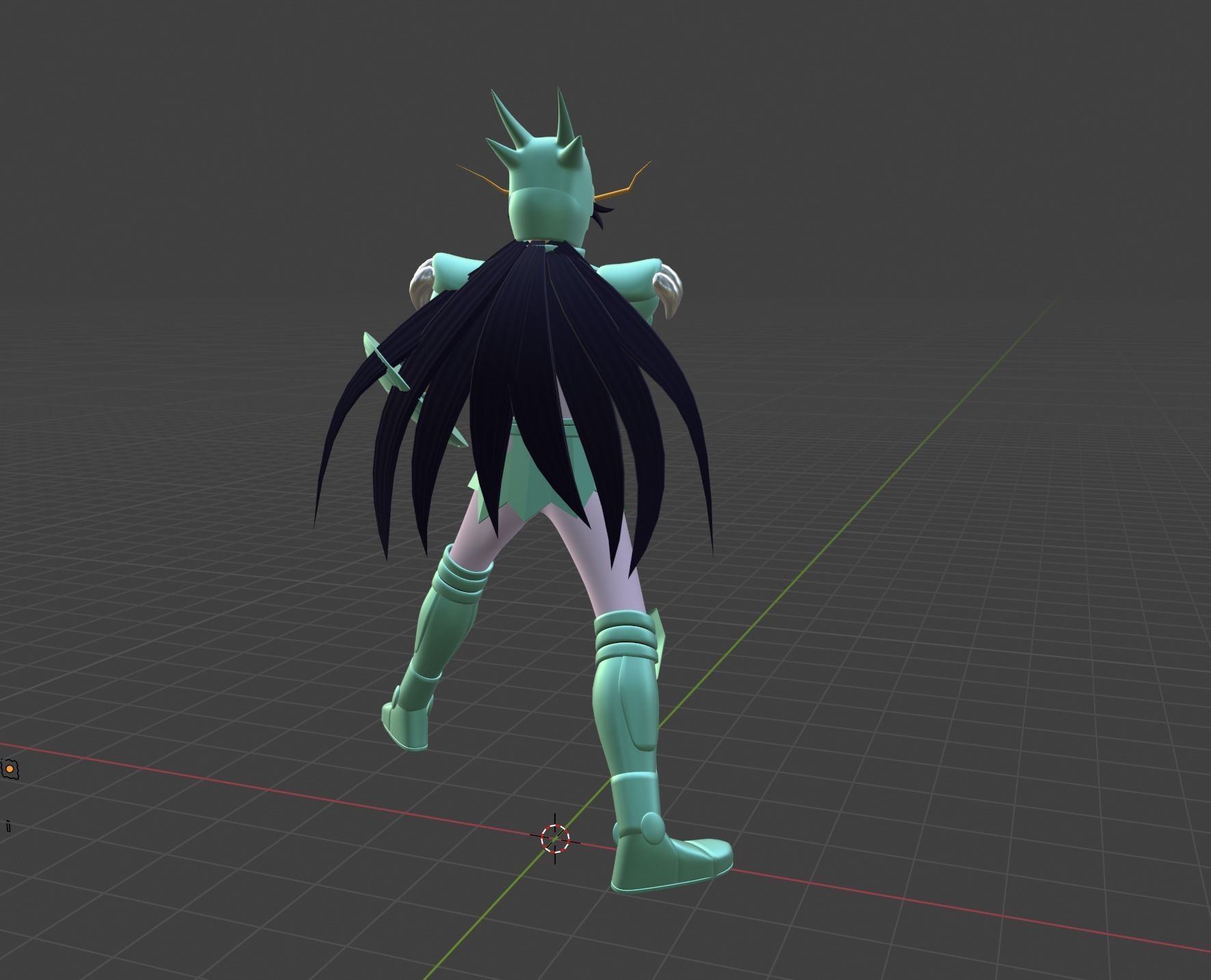 Dragon Shiryu - Saint Seiya 3D model_9