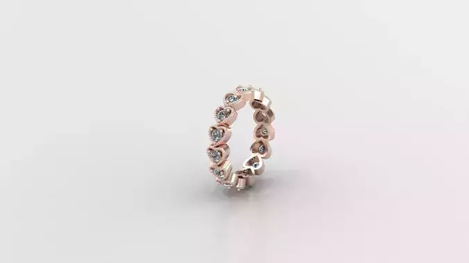 solitaire ring design for women SR34 3D print model