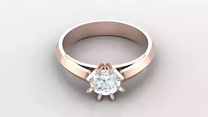 Solitare Women Diamond Ring