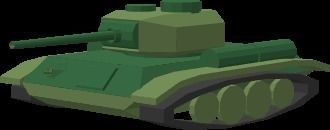 Low Poly Tank Free low-poly 3D model_5