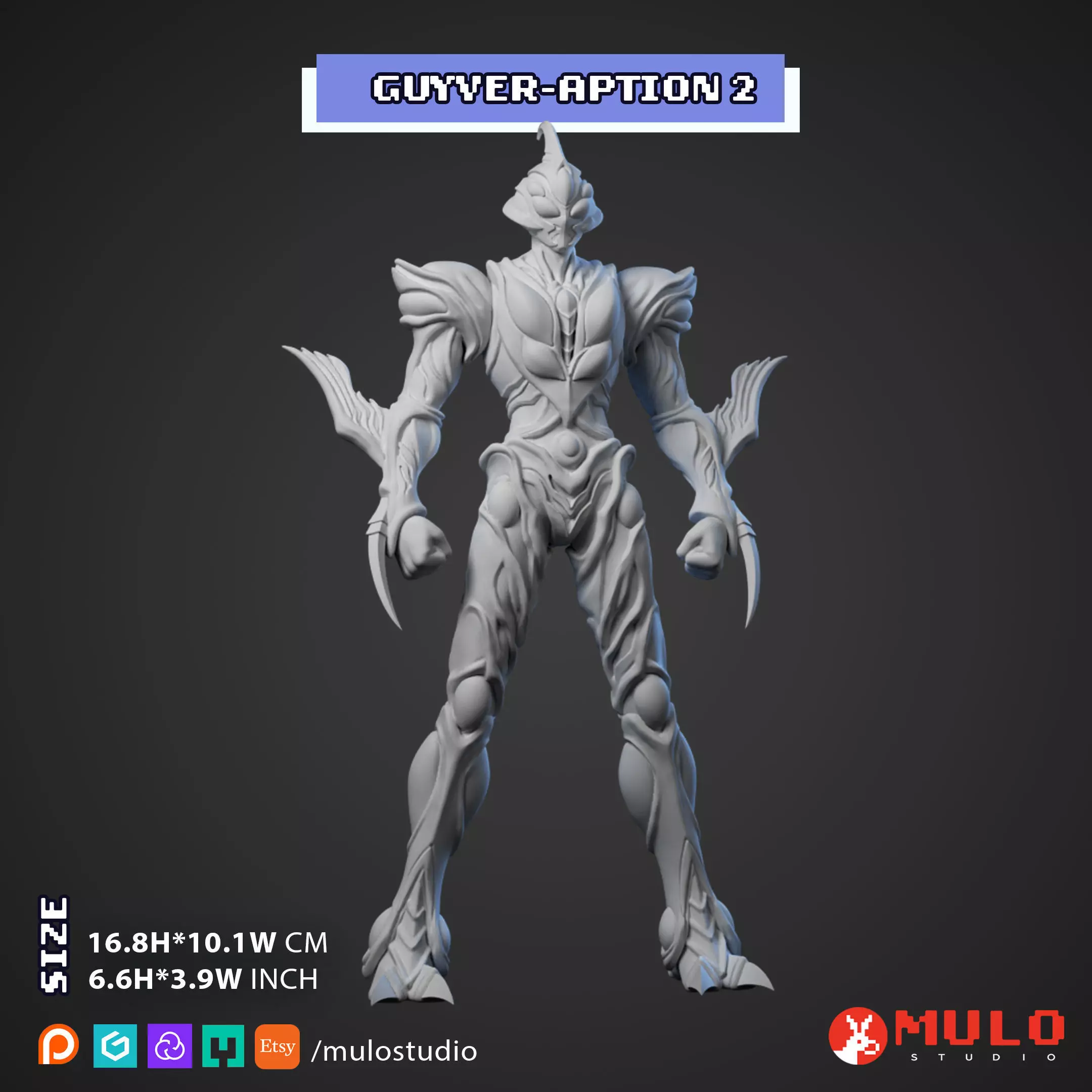 Guyver-Aption  Guyver-Aptom 3D print model_0