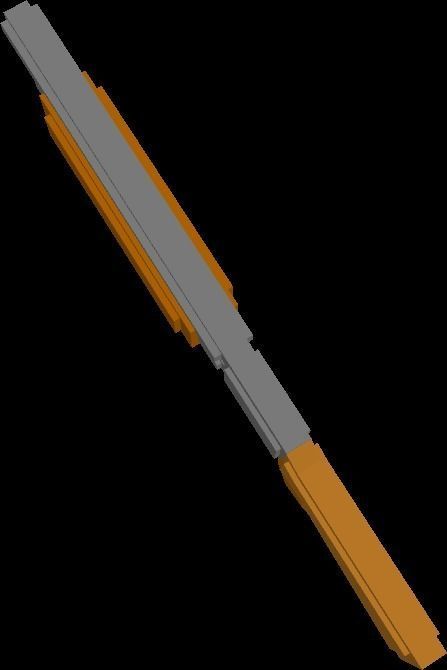 Low Poly Shotgun Low-poly 3D model_3