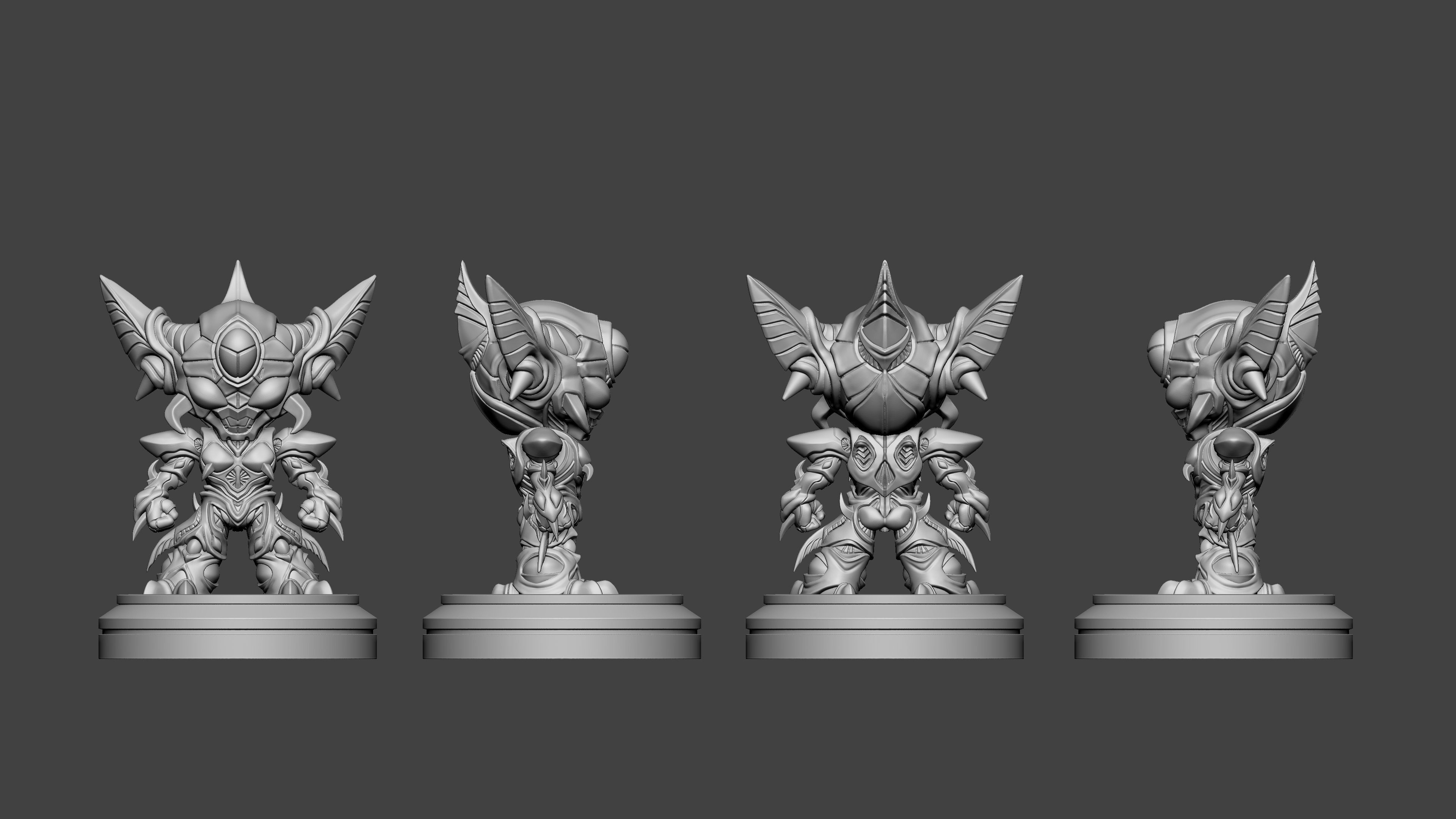 Chibi Aptom Omega Blast 3D print model_4