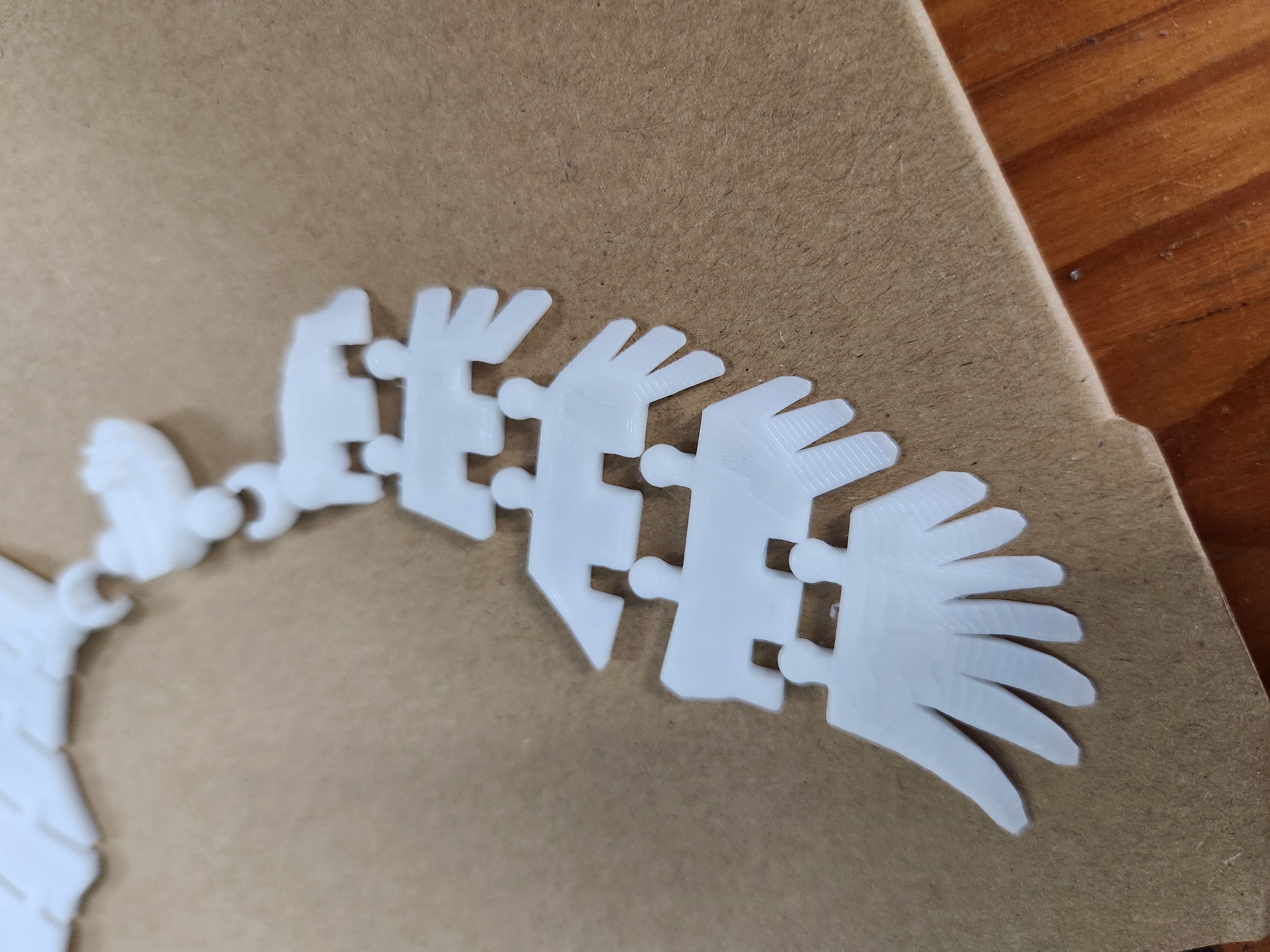 Articulated wings for DUMMY 13 Fully flexible module designs 3D print model_5