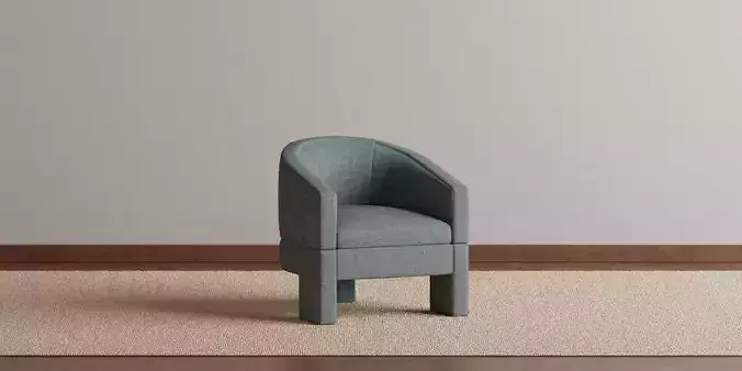 Round-back Accent Chair