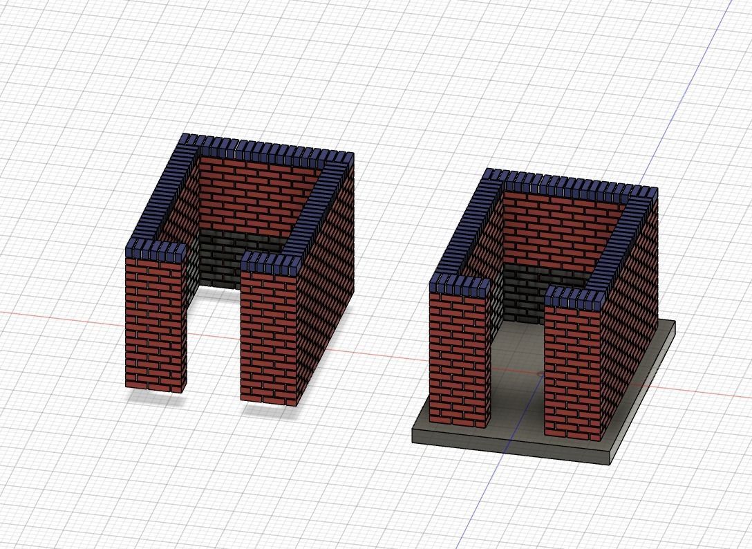 Model Railway Brick Coal Bunker - Resin and FDM Tested 3D print model_6