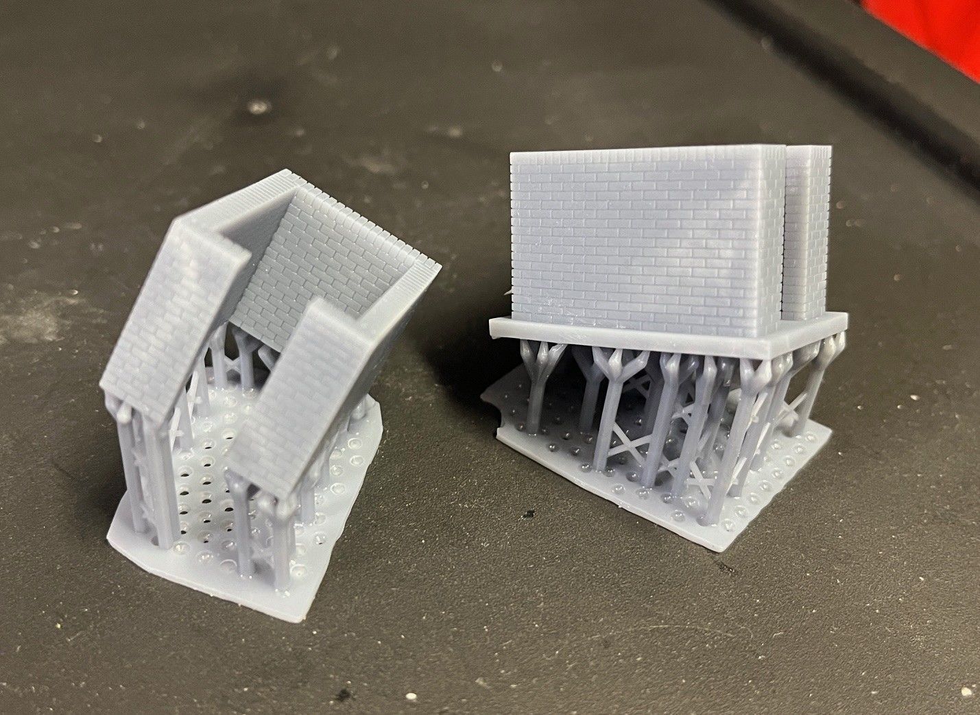 Model Railway Brick Coal Bunker - Resin and FDM Tested 3D print model_3