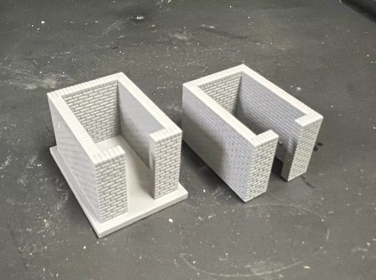 Model Railway Brick Coal Bunker - Resin and FDM Tested 3D print model_0