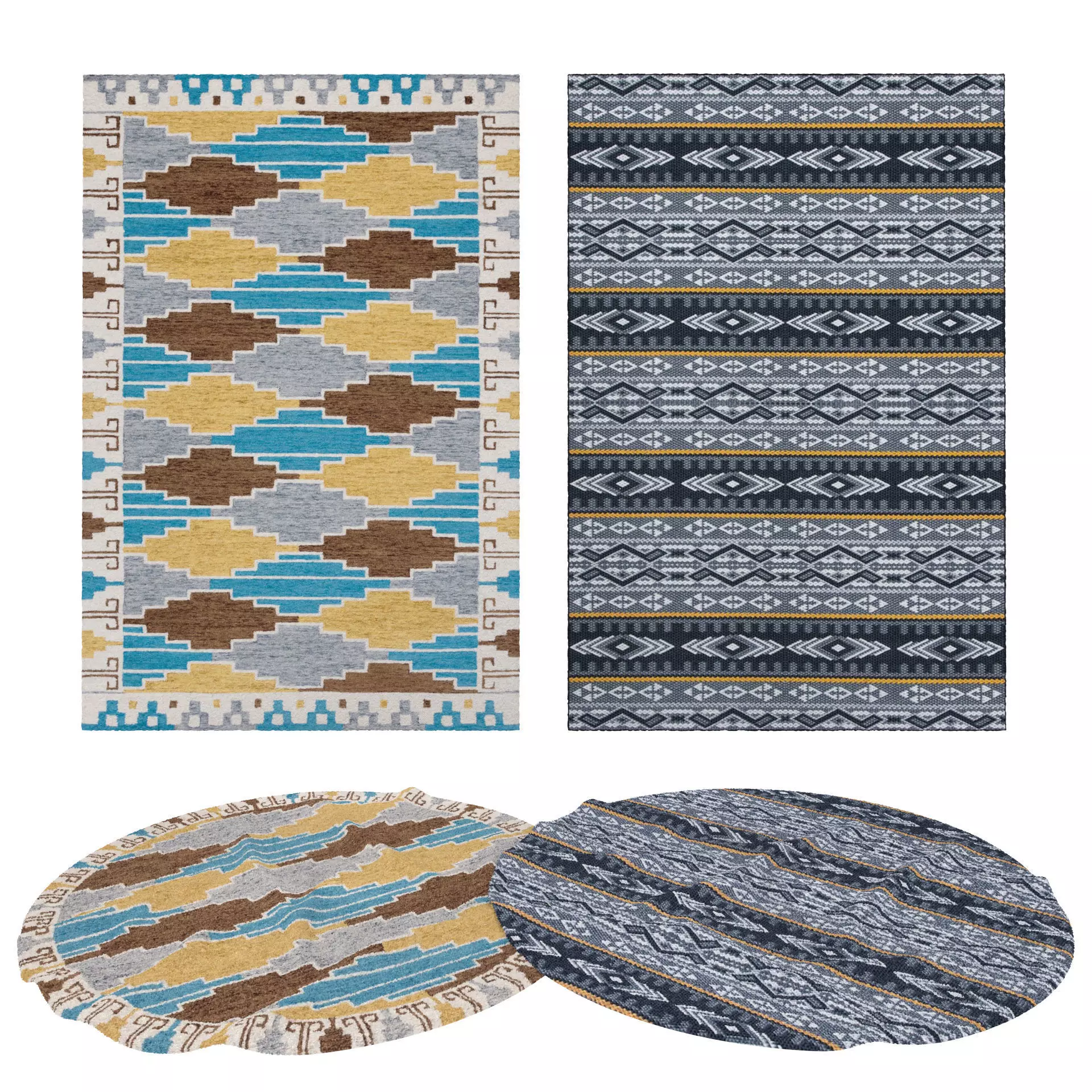 Rugs No 982 Low-poly 3D model