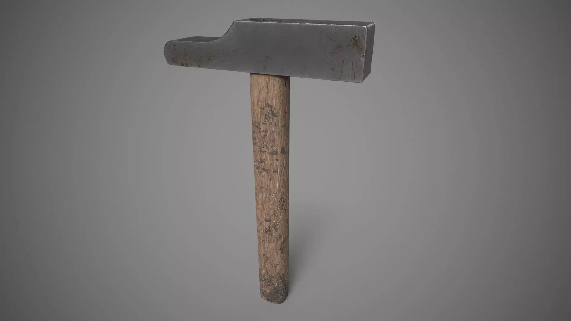 Hammer Low-poly 3D model_0