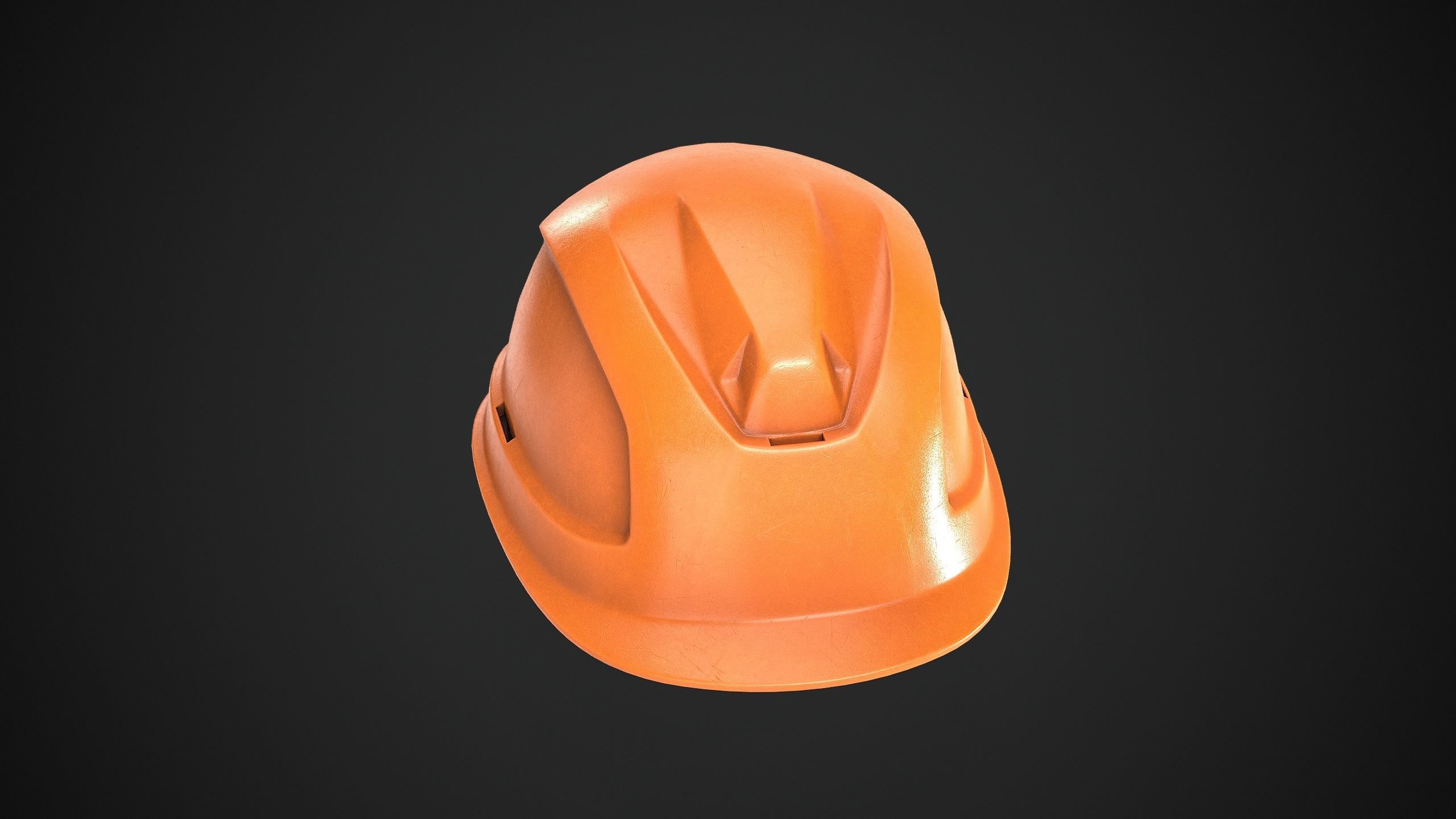 Hard Hat Low-poly 3D model_4