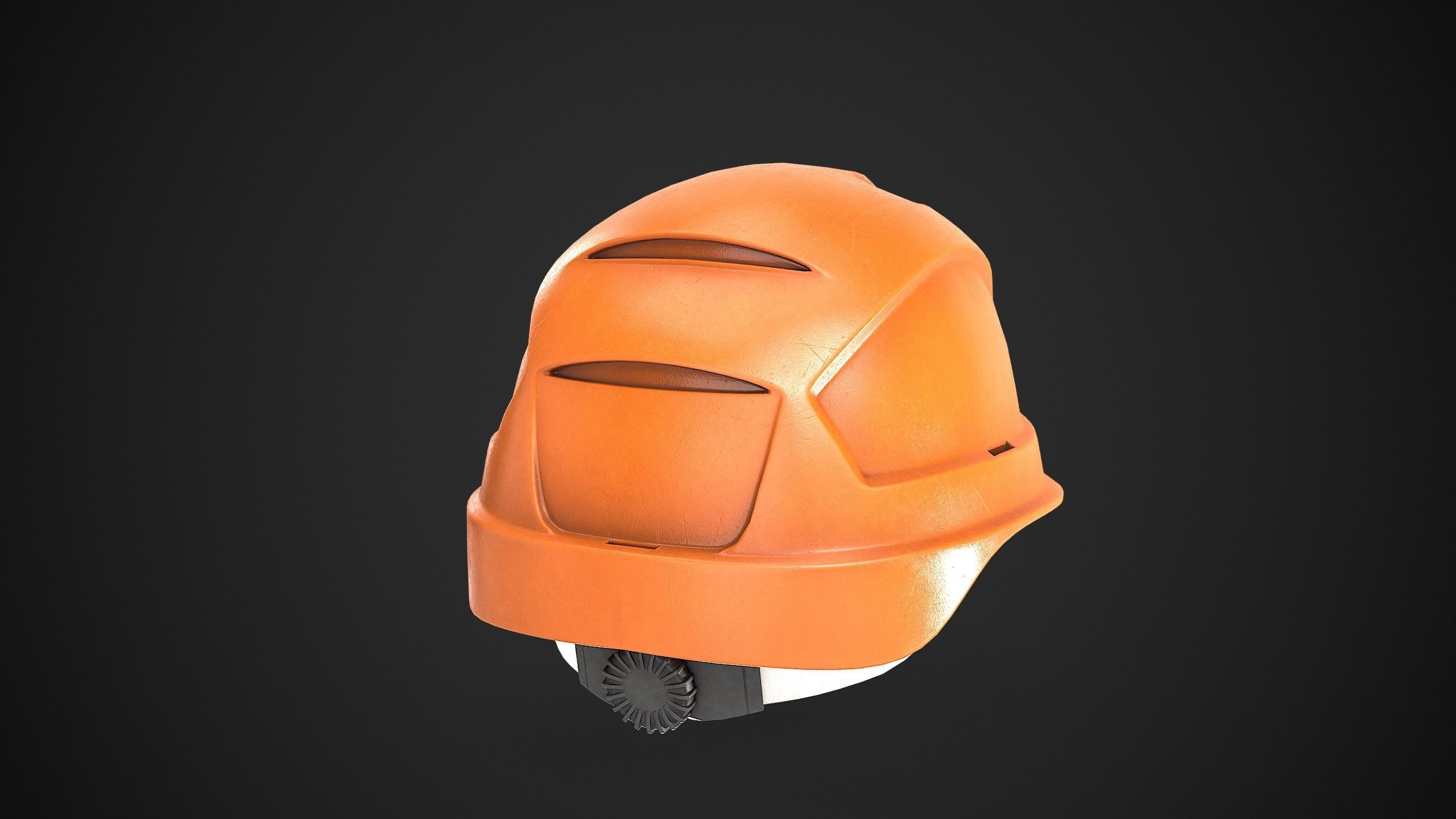 Hard Hat Low-poly 3D model_5