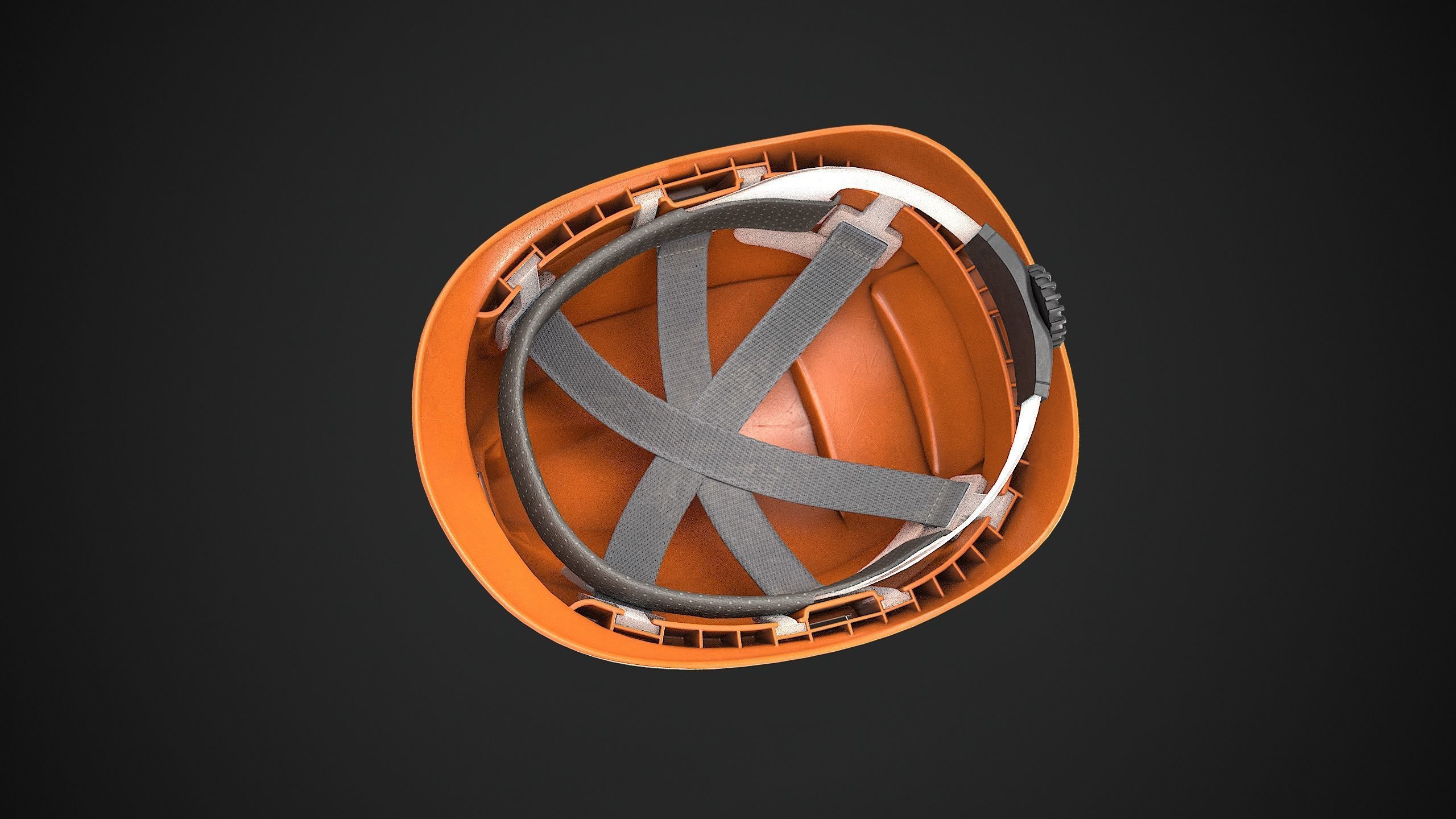 Hard Hat Low-poly 3D model_7