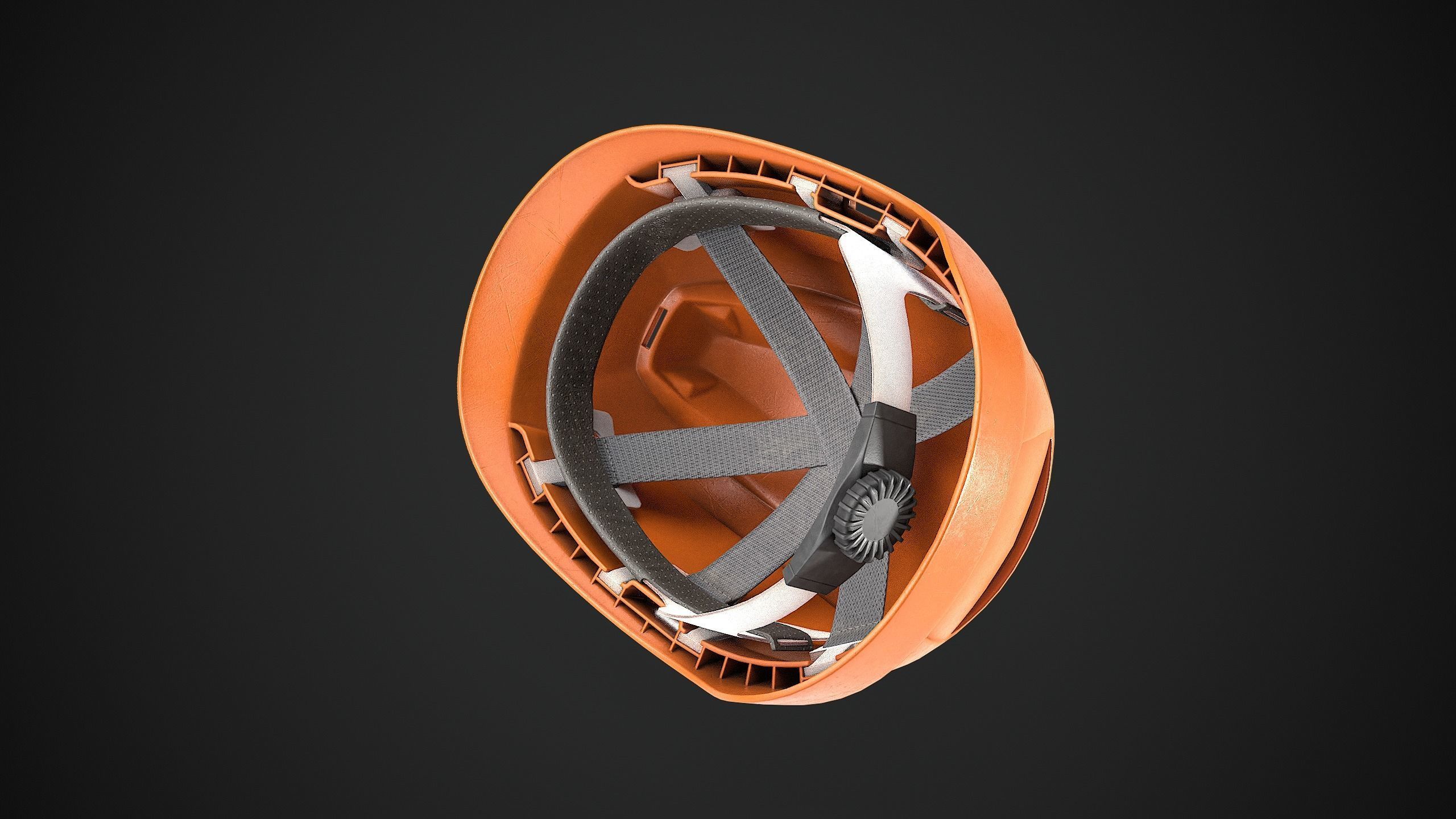 Hard Hat Low-poly 3D model_6