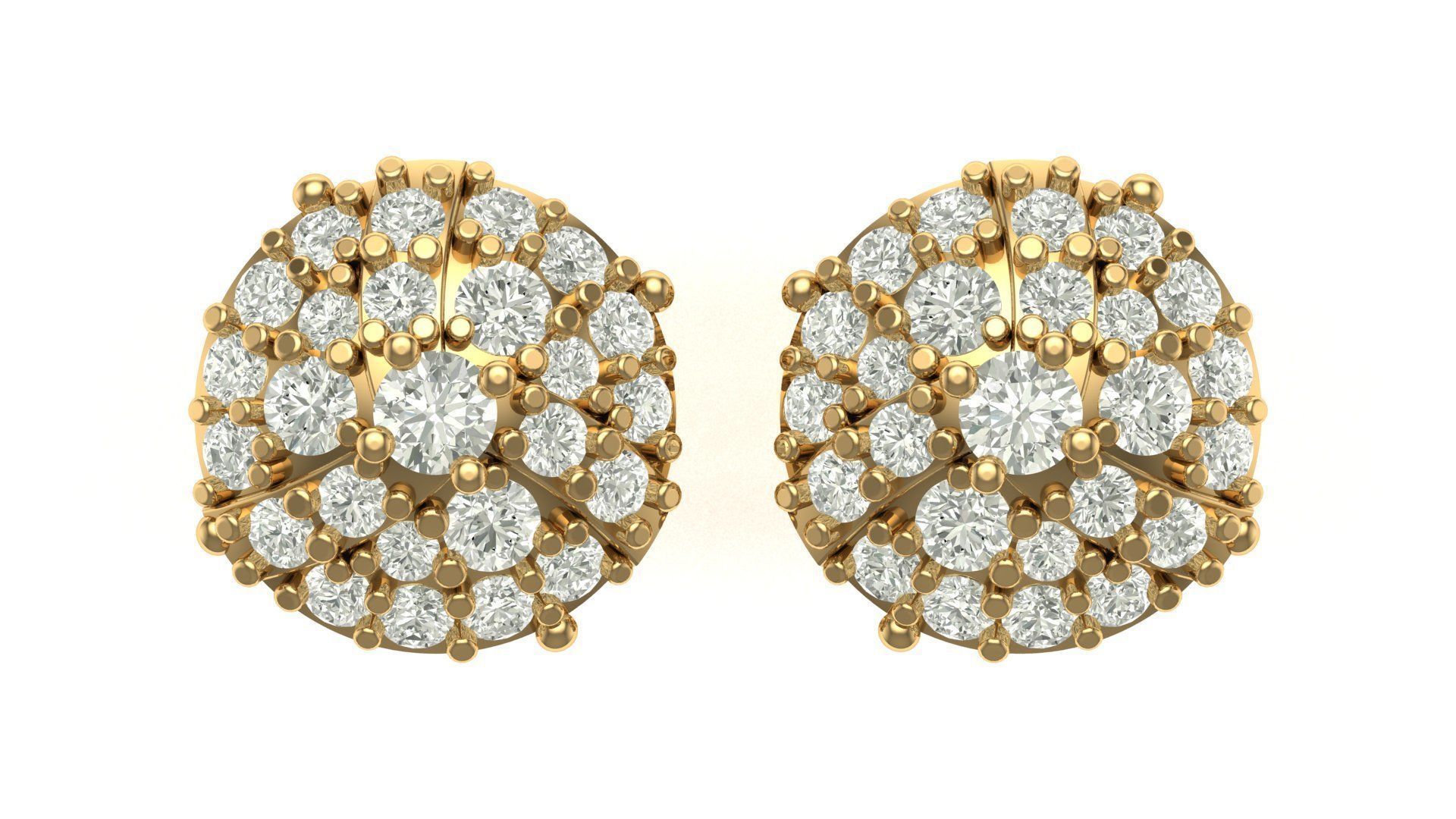 Earring 3D print model_3