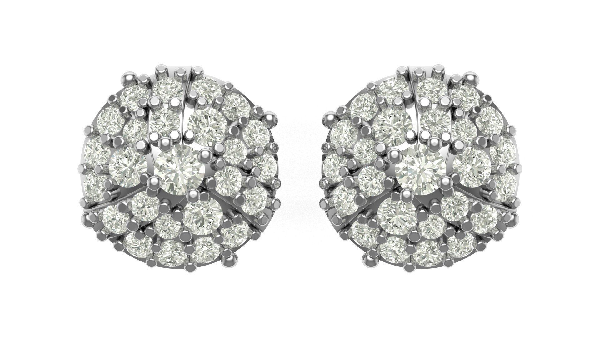 Earring 3D print model_4