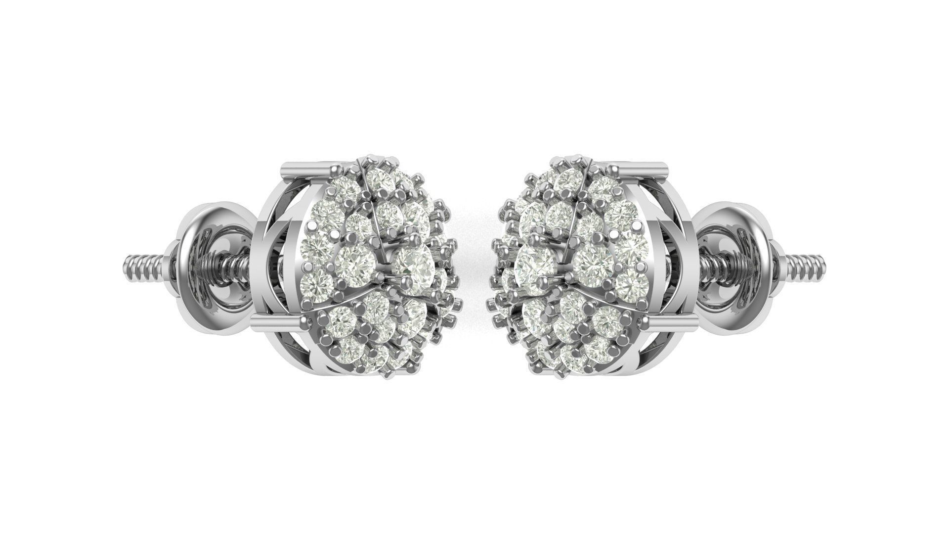 Earring 3D print model_2