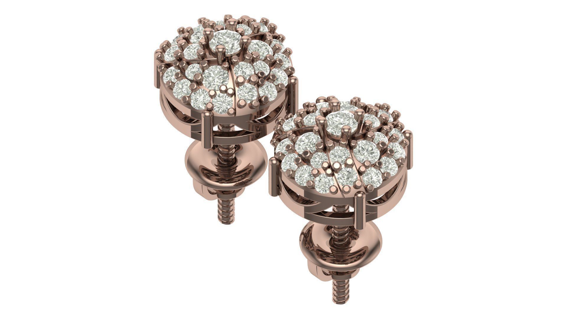 Earring 3D print model_11