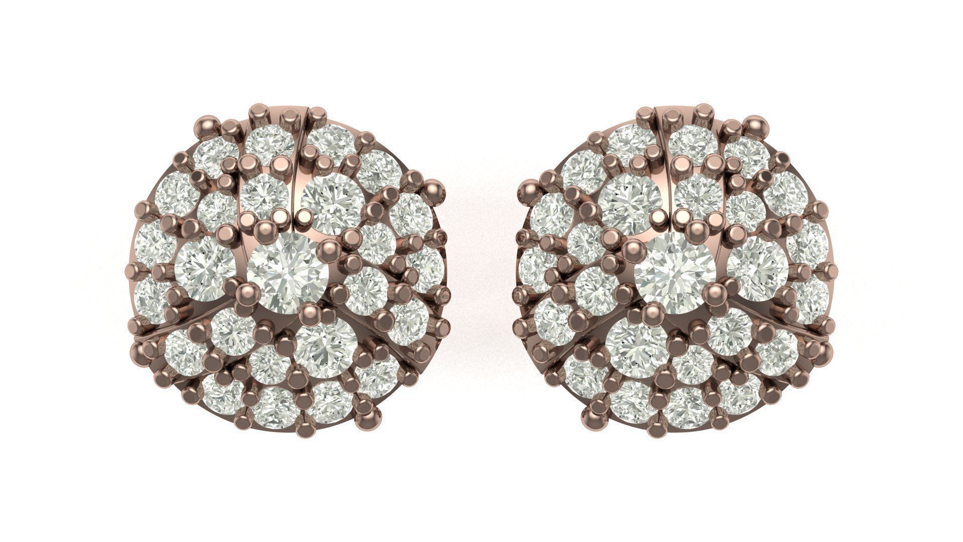 Earring 3D print model_5