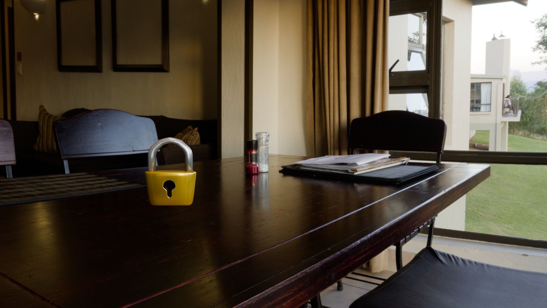 Low poly - Stylized Game Items - Padlock Low-poly 3D model_9