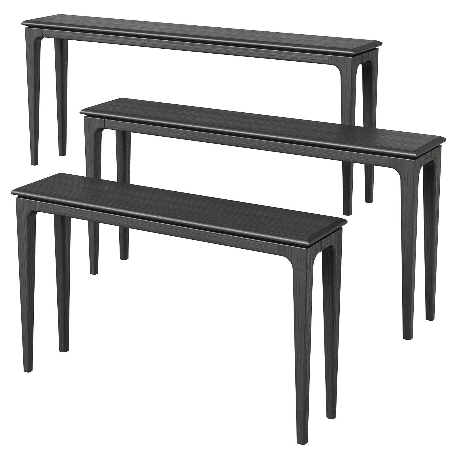 Arhaus console Park 3D model_5