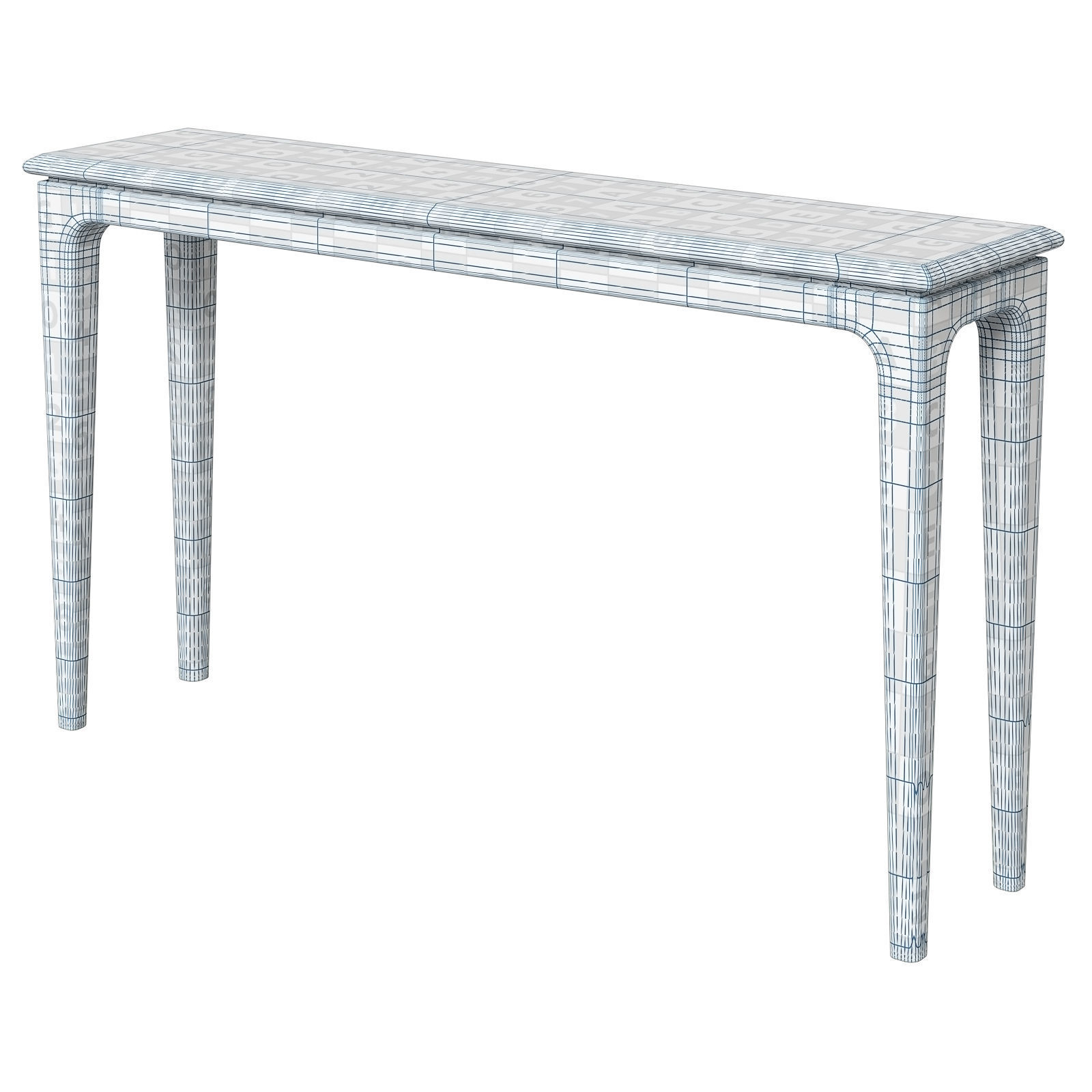Arhaus console Park 3D model_8