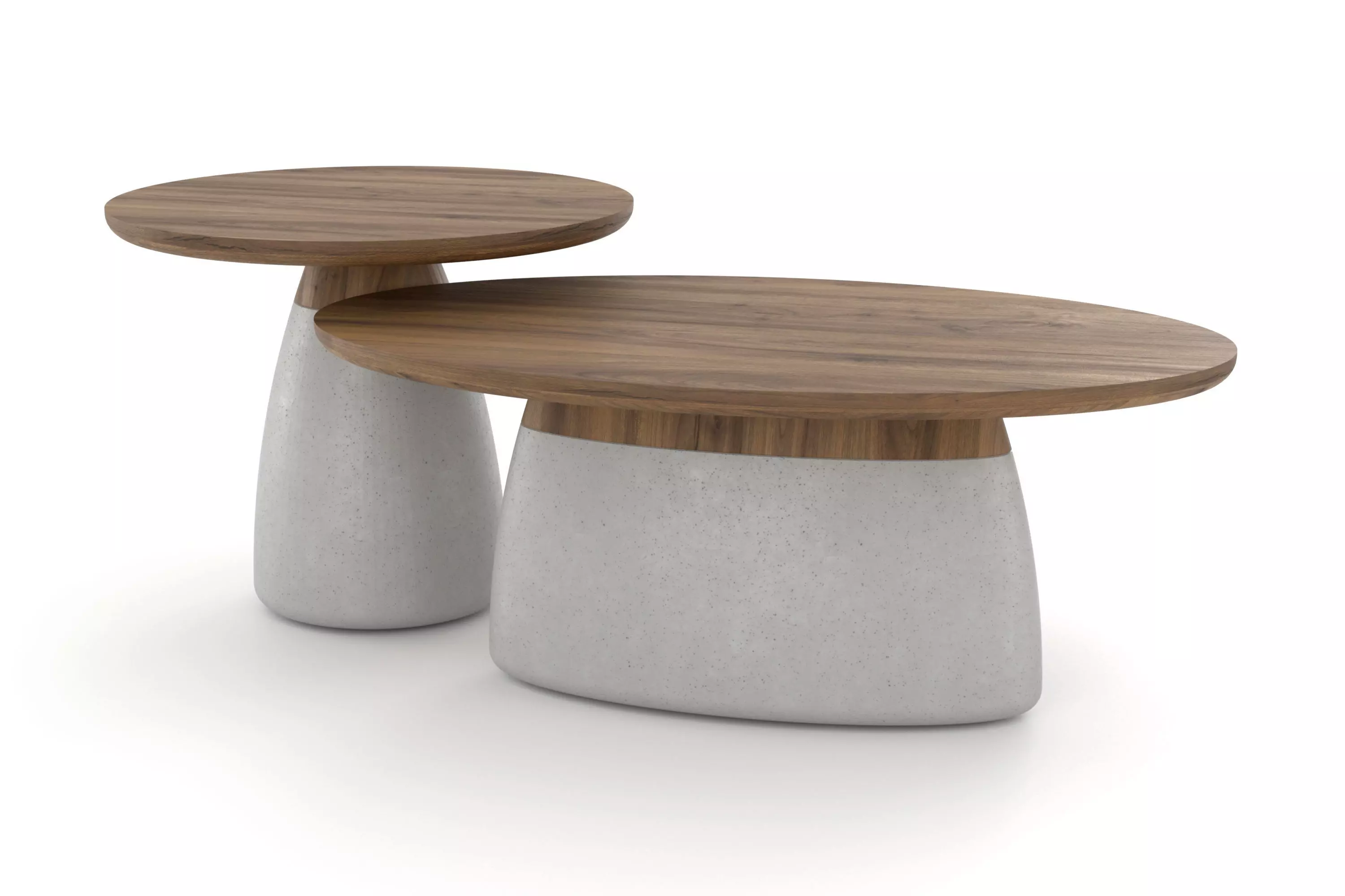 Mineral wood Coffee table Free 3D model