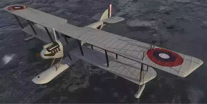 Curtiss N-9H Floatplane 3D model