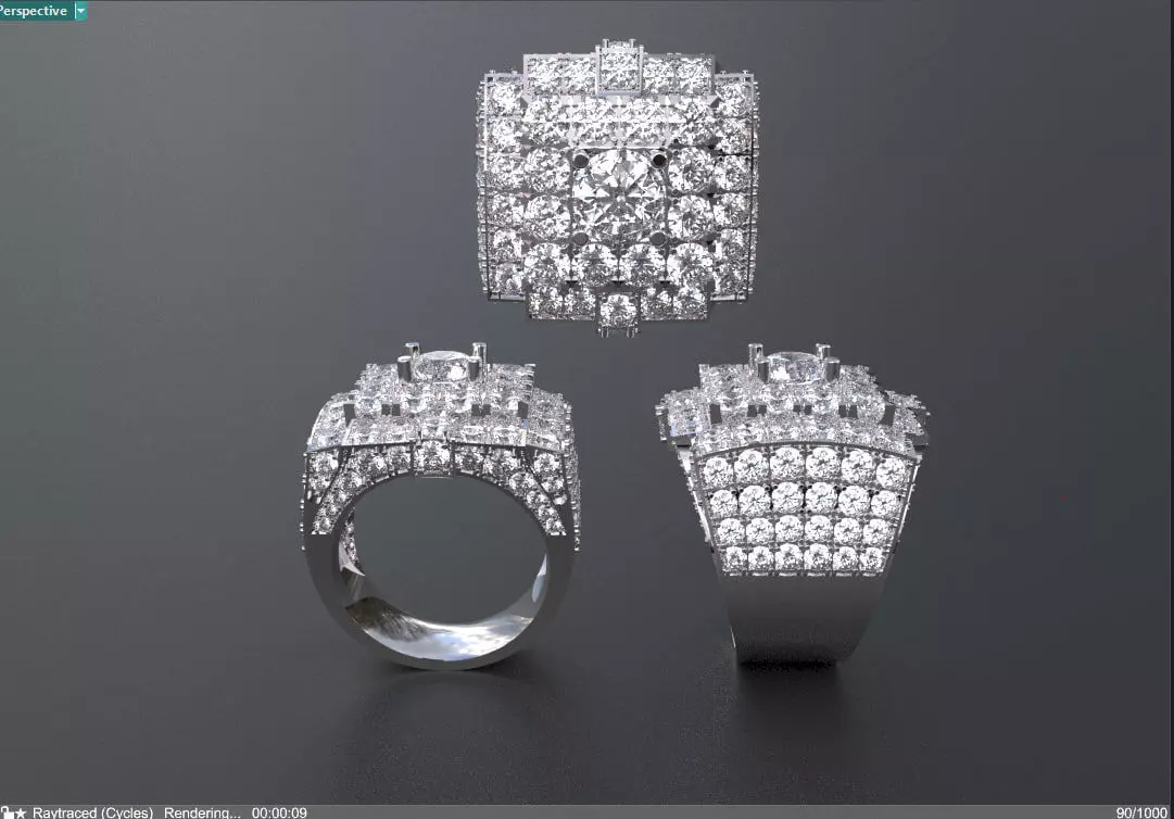 Ring man 3D print model_0