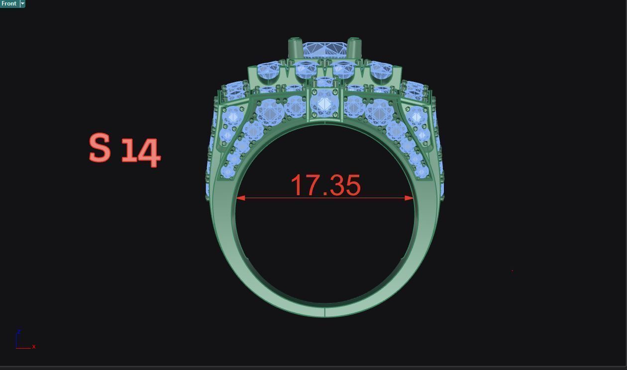 Ring man 3D print model_2