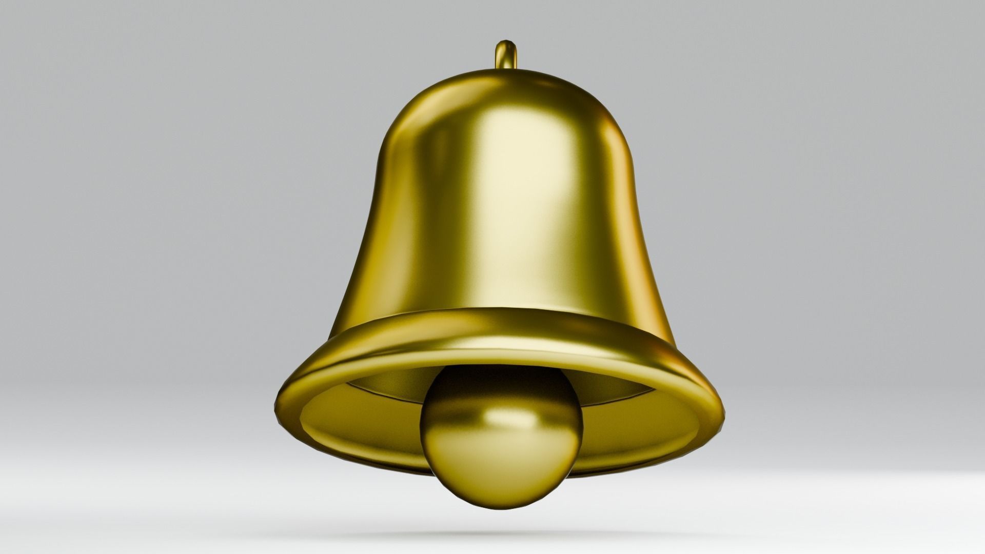 Low poly - Stylized Game Items - Ringbell Low-poly 3D model_2