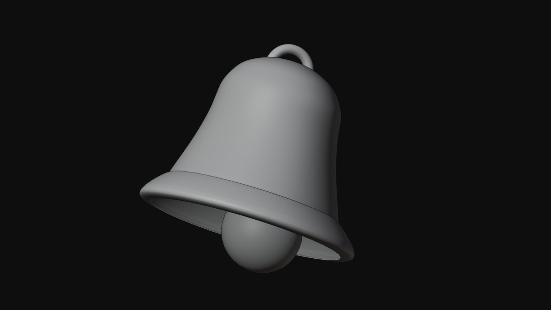 Low poly - Stylized Game Items - Ringbell Low-poly 3D model_3