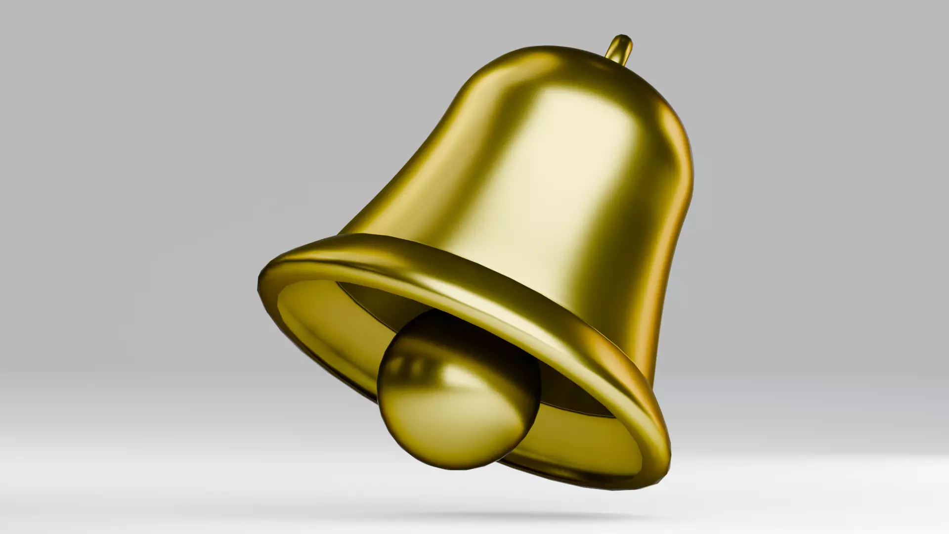 Low poly - Stylized Game Items - Ringbell Low-poly 3D model_0