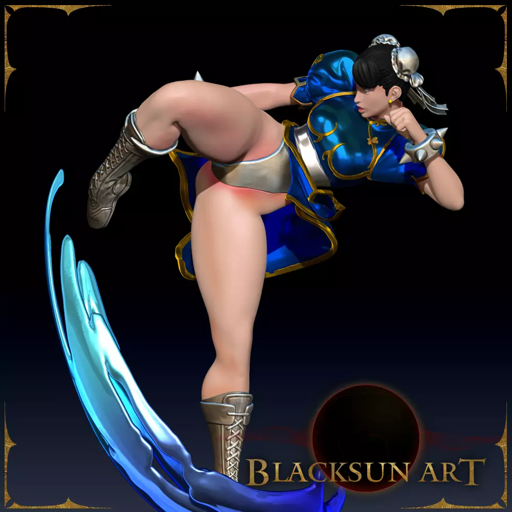 ChunLi SF6 3D print model
