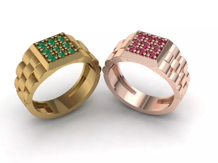 Signet ring- Matrix for her 3D print model