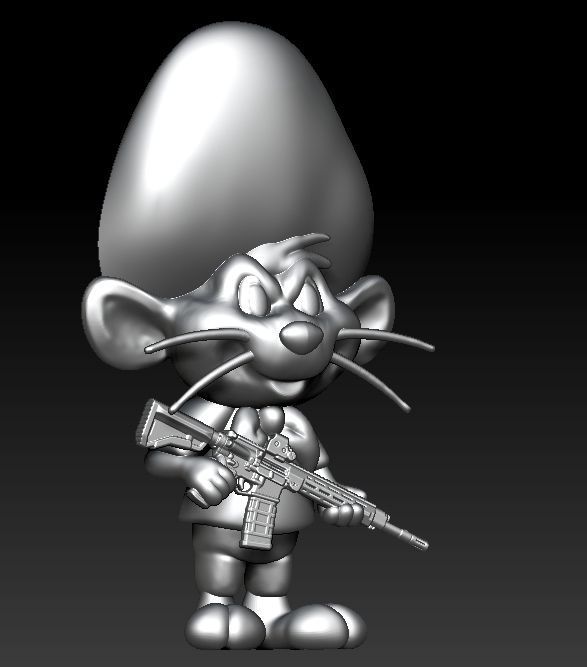 Angry Speedy Model 3D print model_2