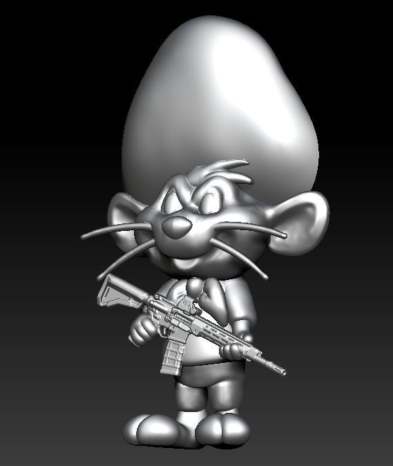 Angry Speedy Model 3D print model_3