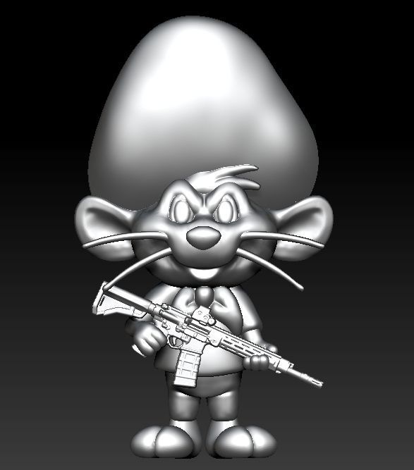 Angry Speedy Model 3D print model_1