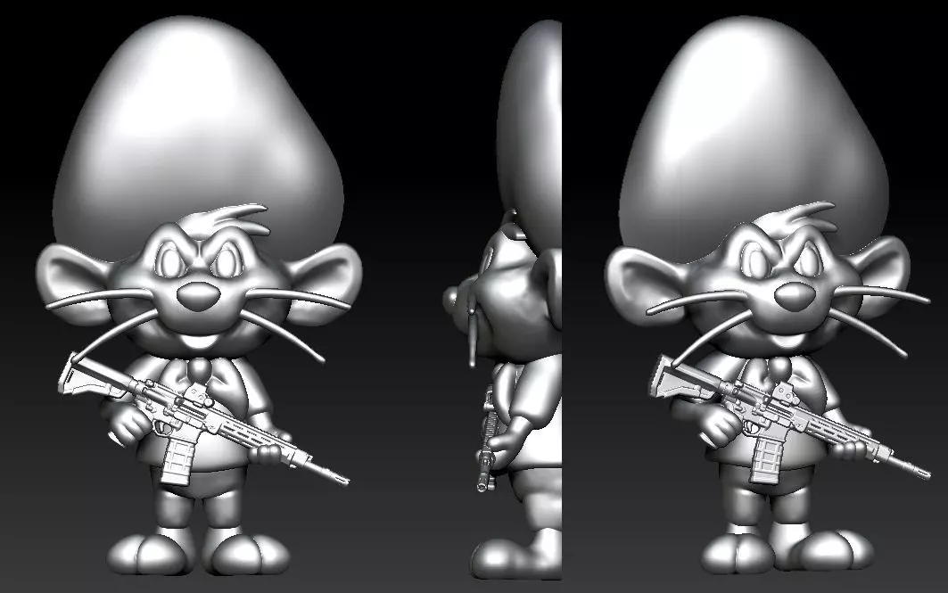 Angry Speedy Model 3D print model_0