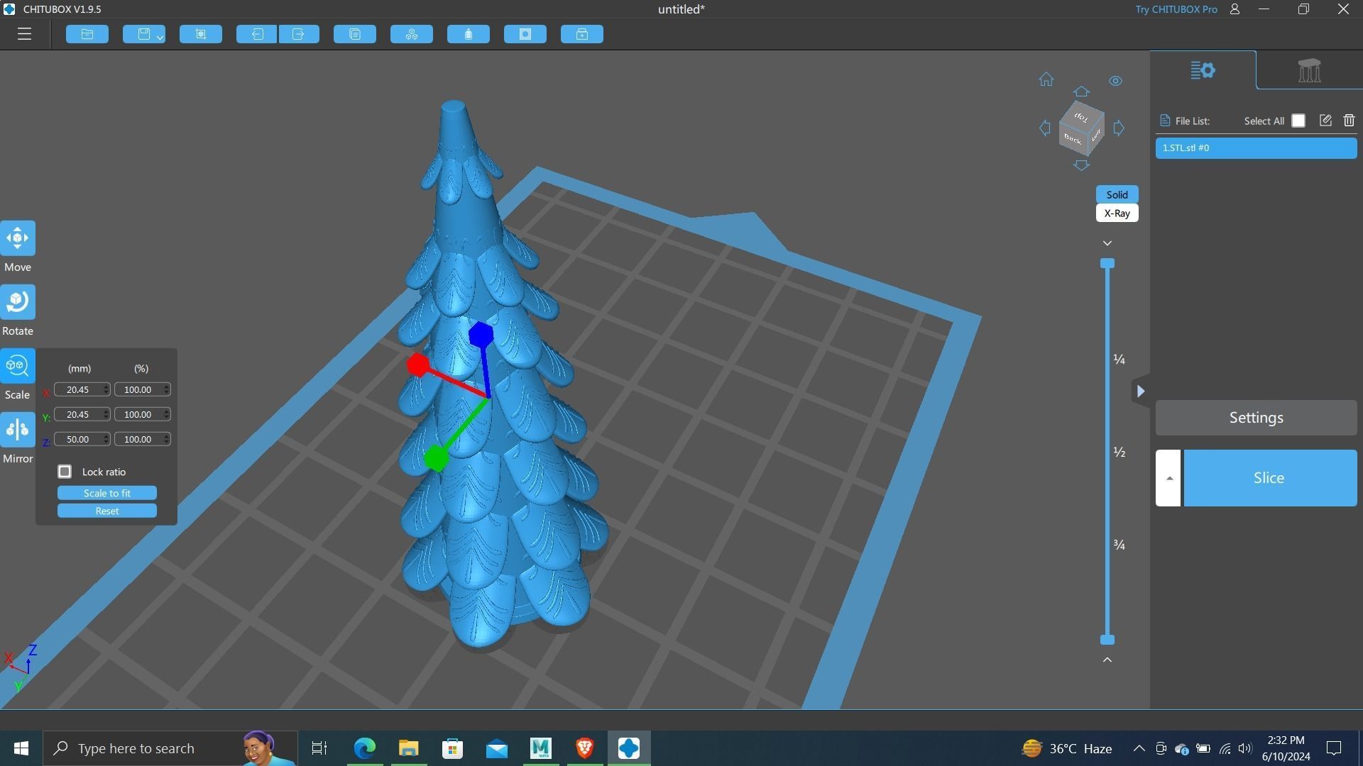 Gisela Graham LED Gingerbread Christmas Tree 3d Printing ready 3D print model_5