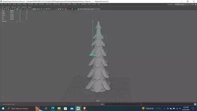 Gisela Graham LED Gingerbread Christmas Tree 3d Printing ready 3D print model