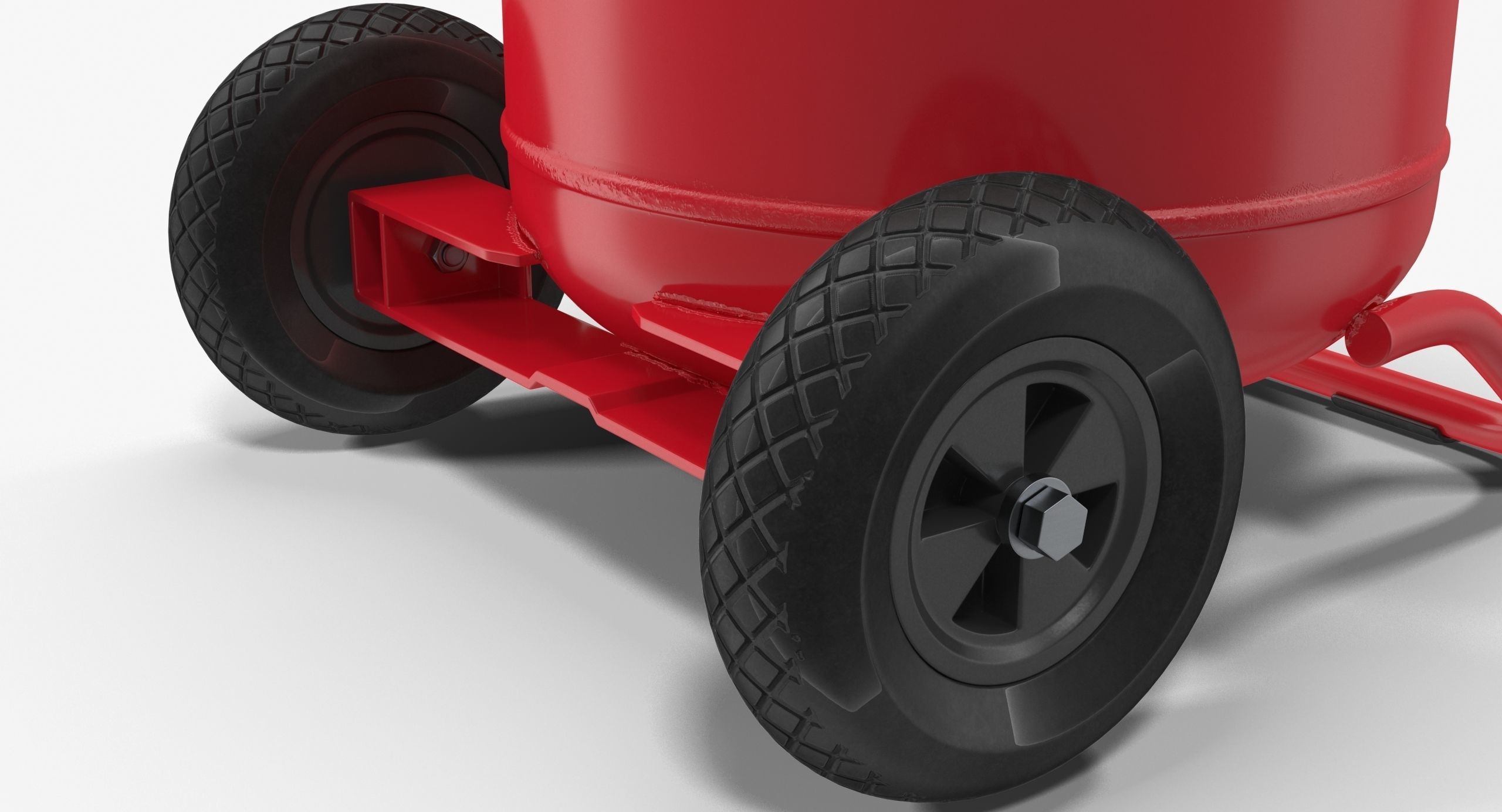 Air Compressor Portable Vertical BRA5DV30VP Low-poly 3D model_8