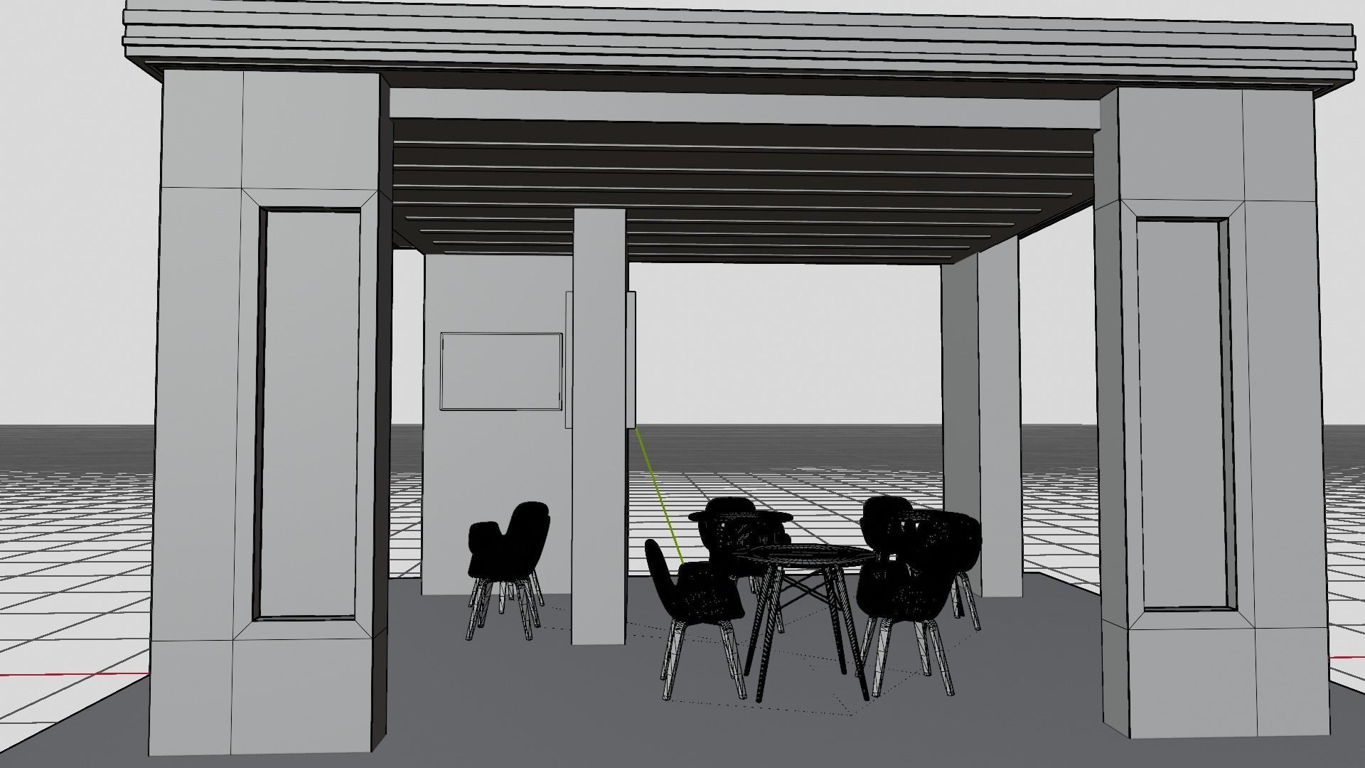 Exhibition Stall or Booth Design for advertisement 3d model 3D model_22