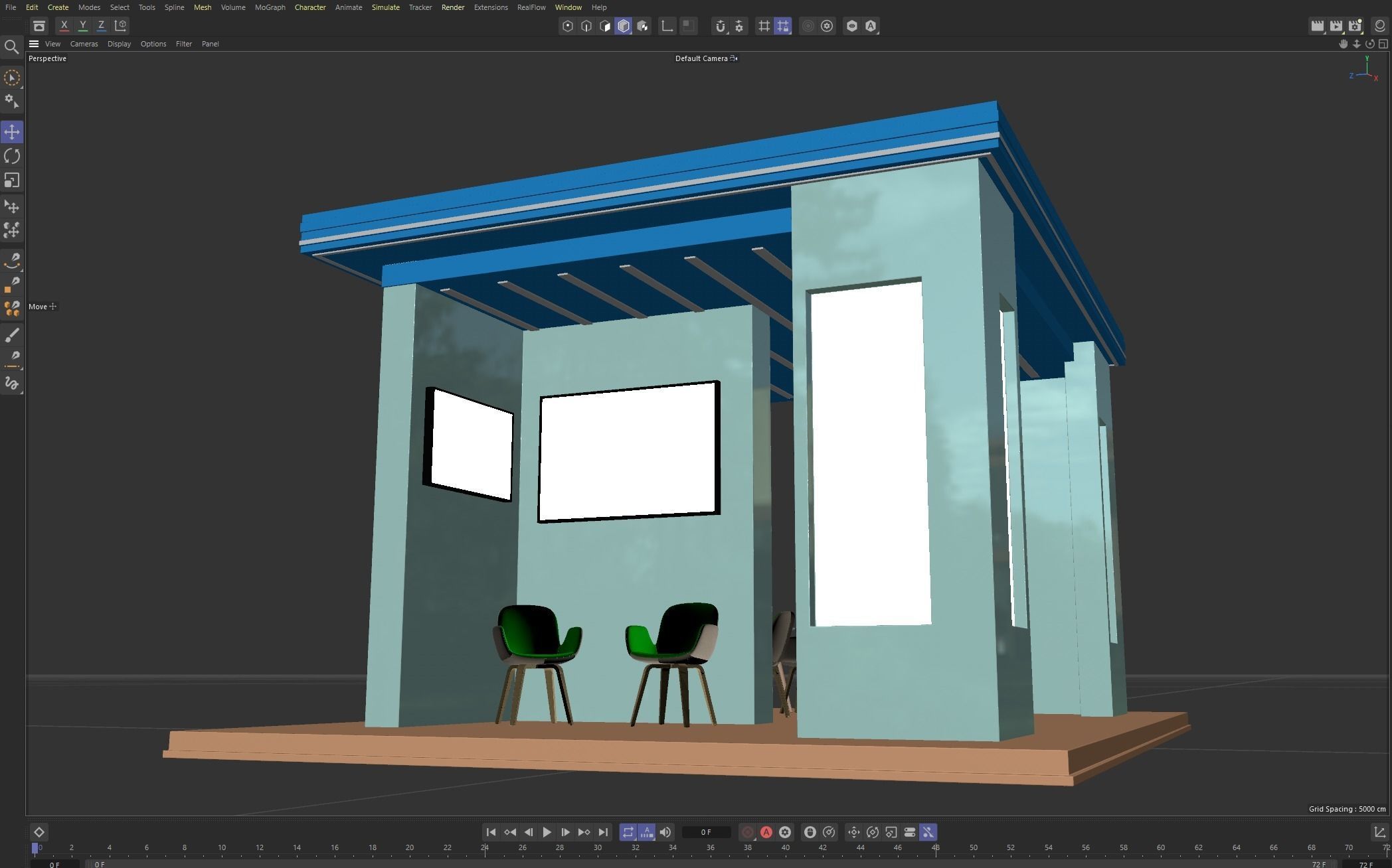 Exhibition Stall or Booth Design for advertisement 3d model 3D model_19